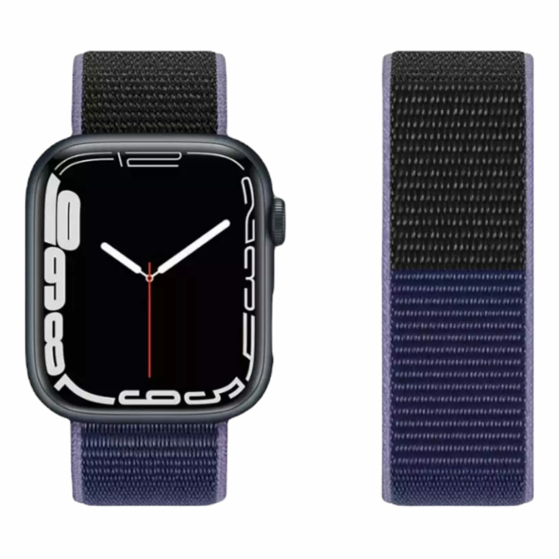 Correa de nylon estilo loop – Azul/Negro