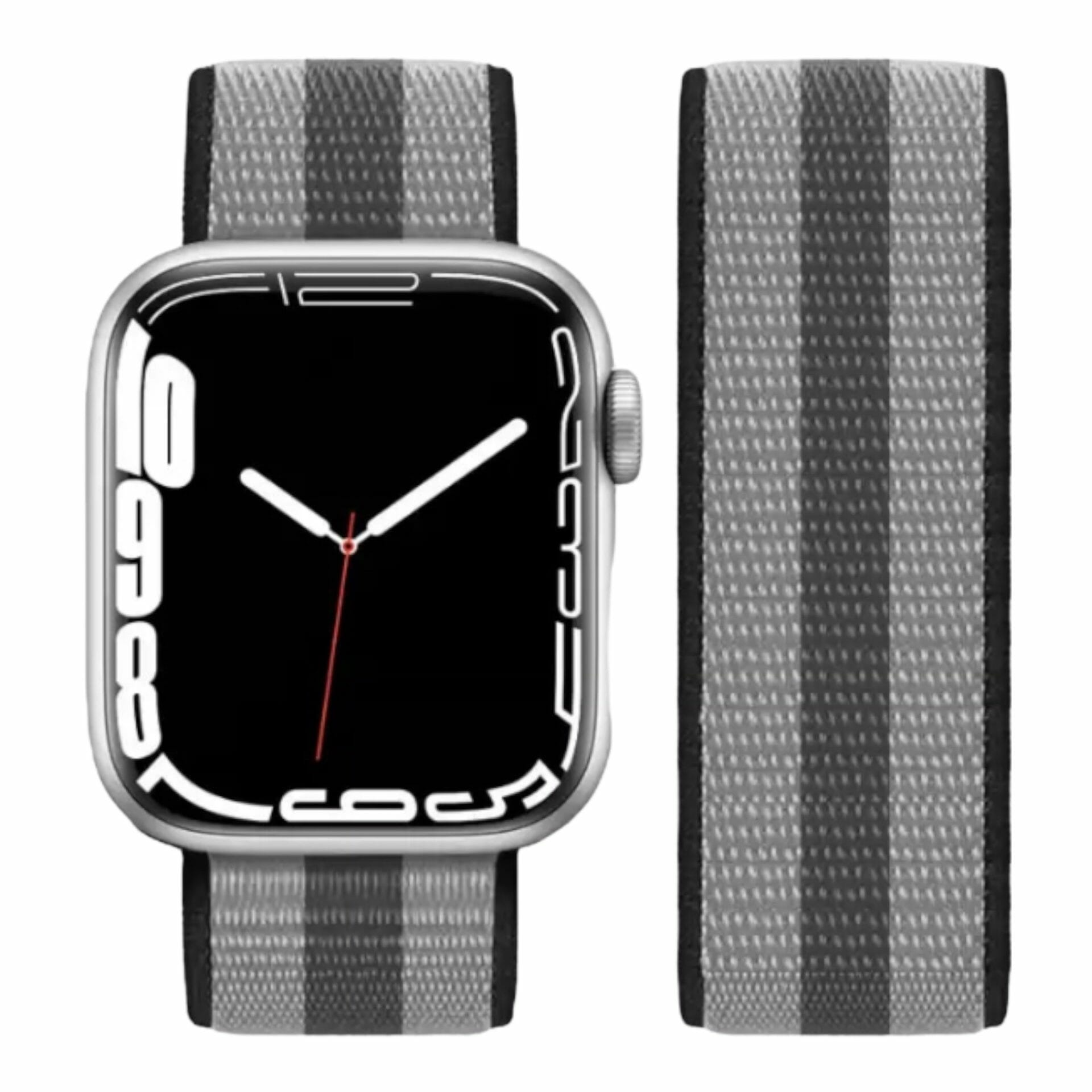 Correa de nylon estilo loop – Negro Lineas