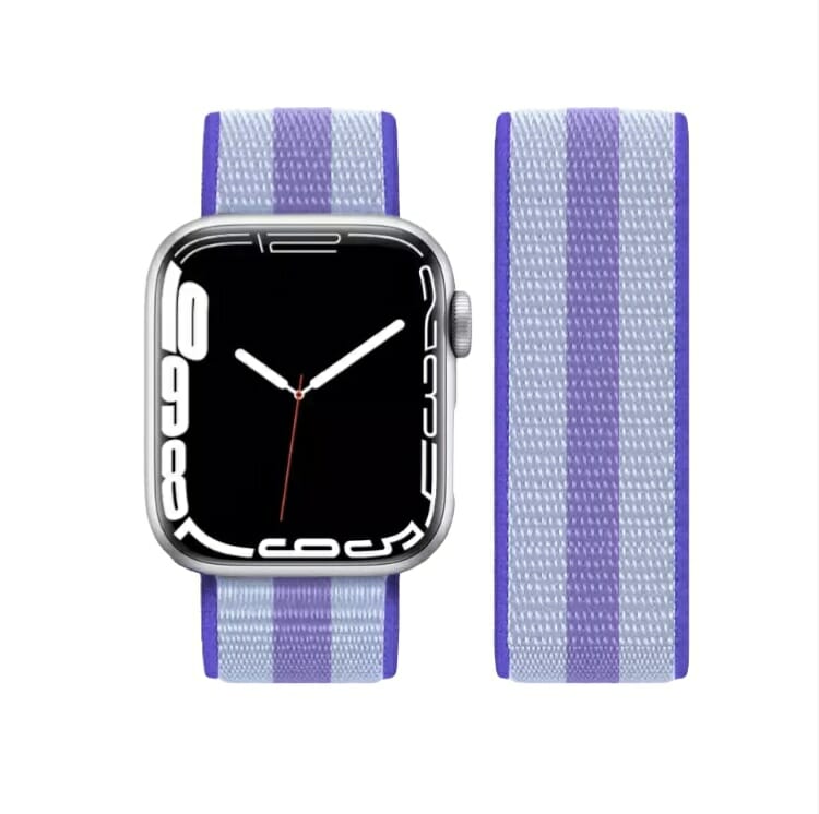 Correa de nylon estilo loop – Púrpura Lineas,