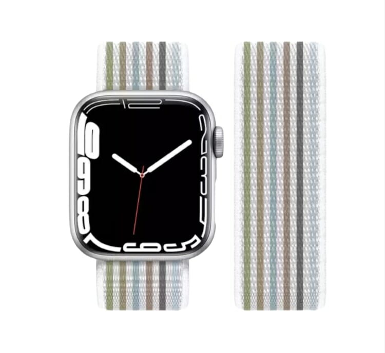 Correa de nylon estilo loop – Verde Lineas