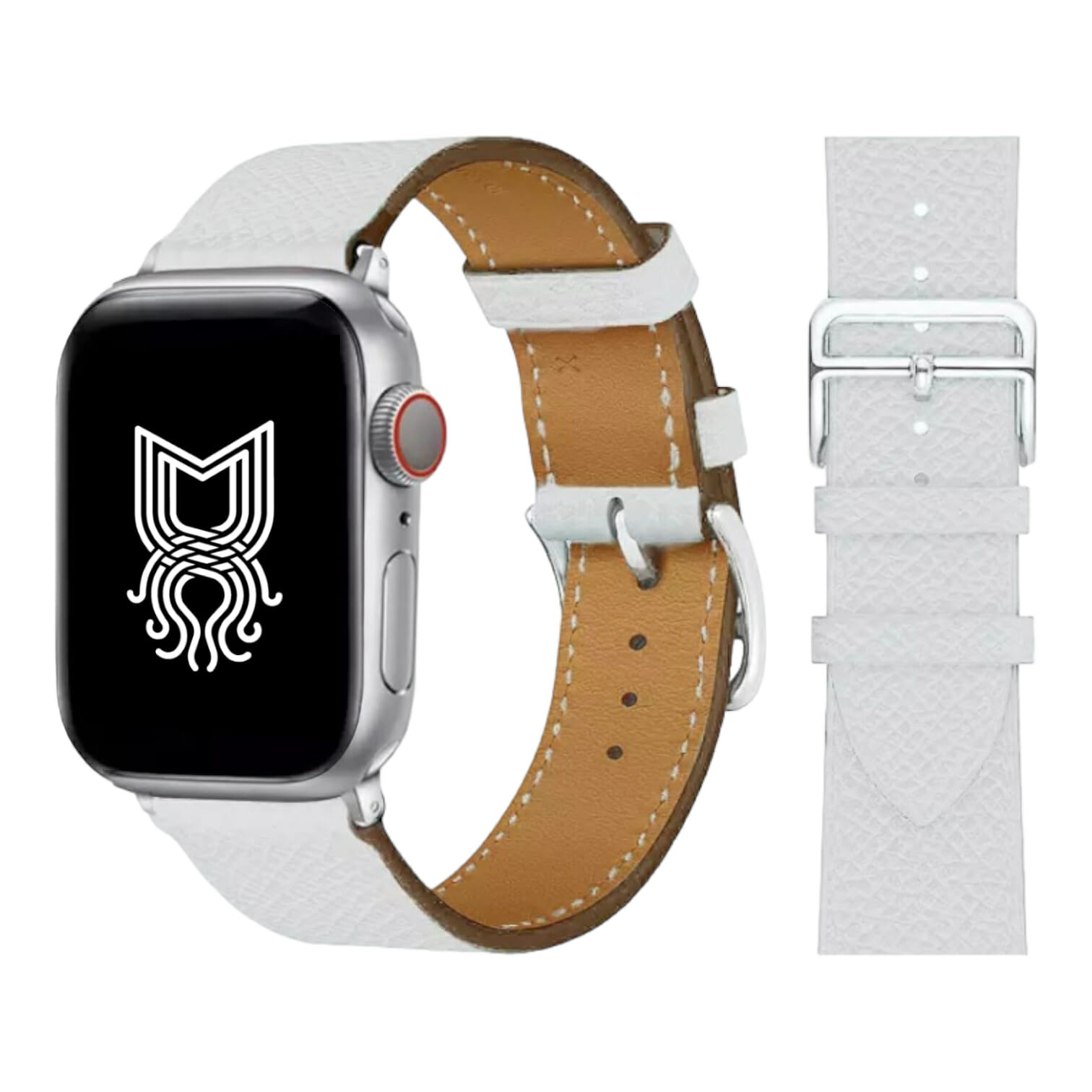 Correa estilo piel – Blanco