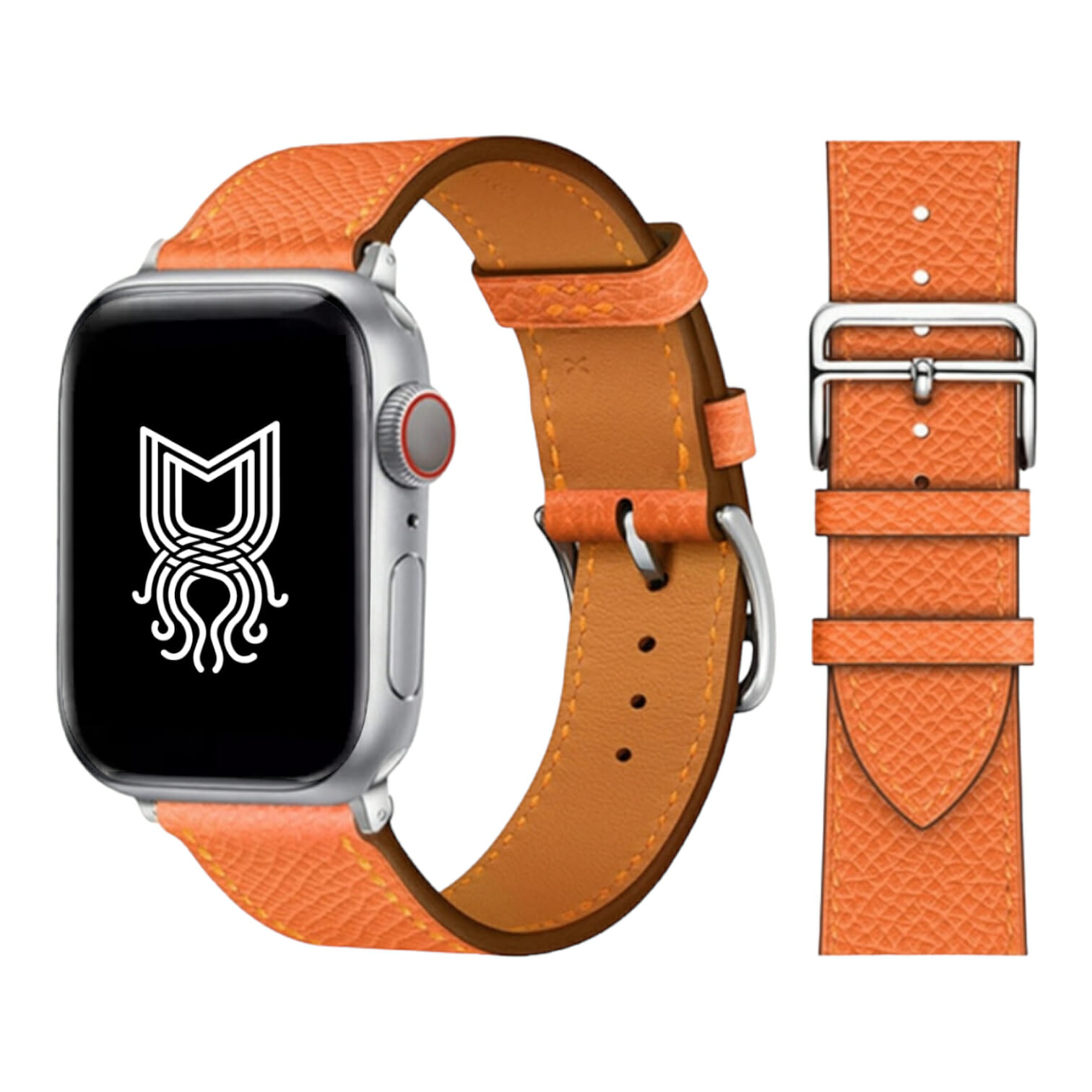 Correa estilo piel – Naranja