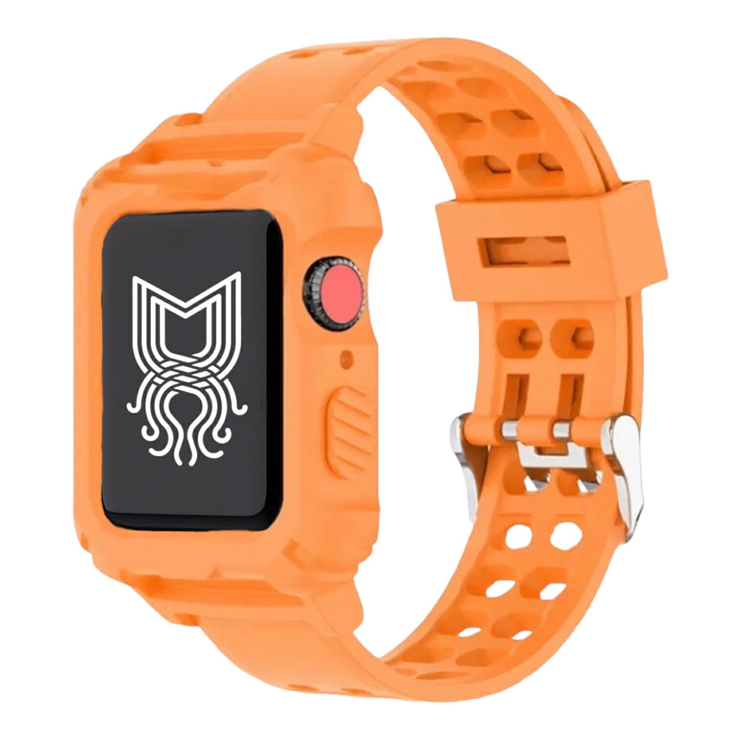 Correa de uso Rudo con case protector lateral – Naranja