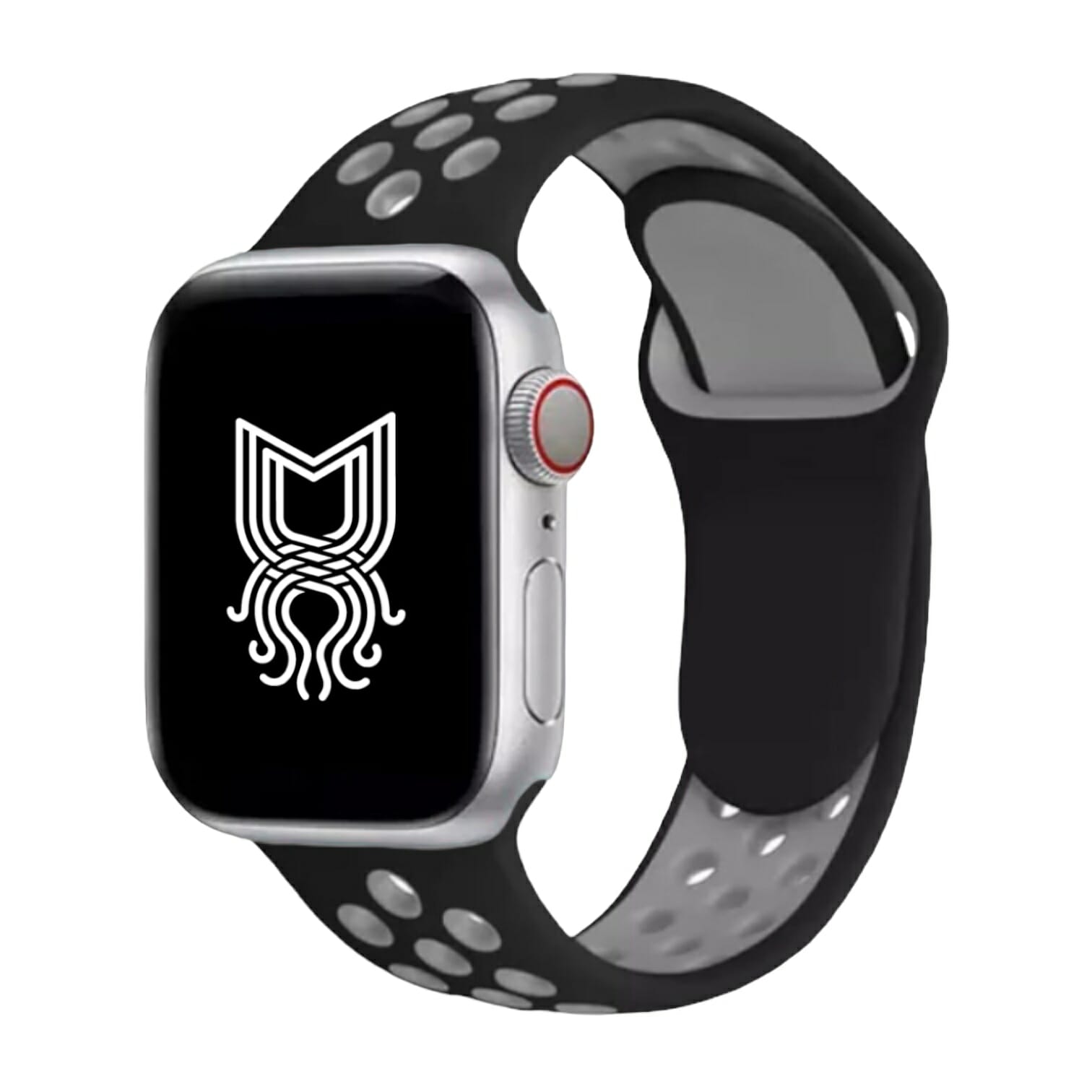 Correa estilo sport – Negro / Gris