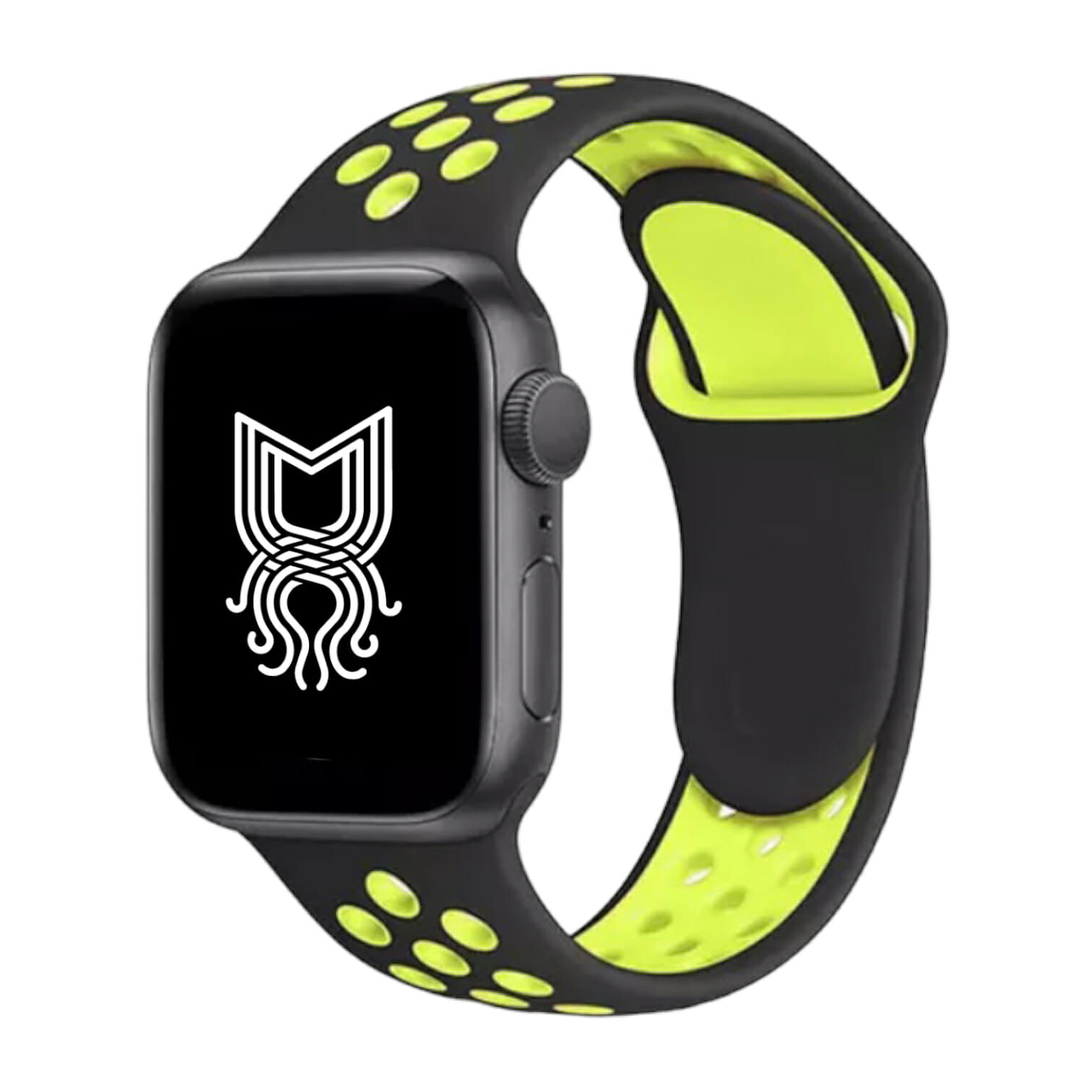 Correa estilo sport – Negro / Verde