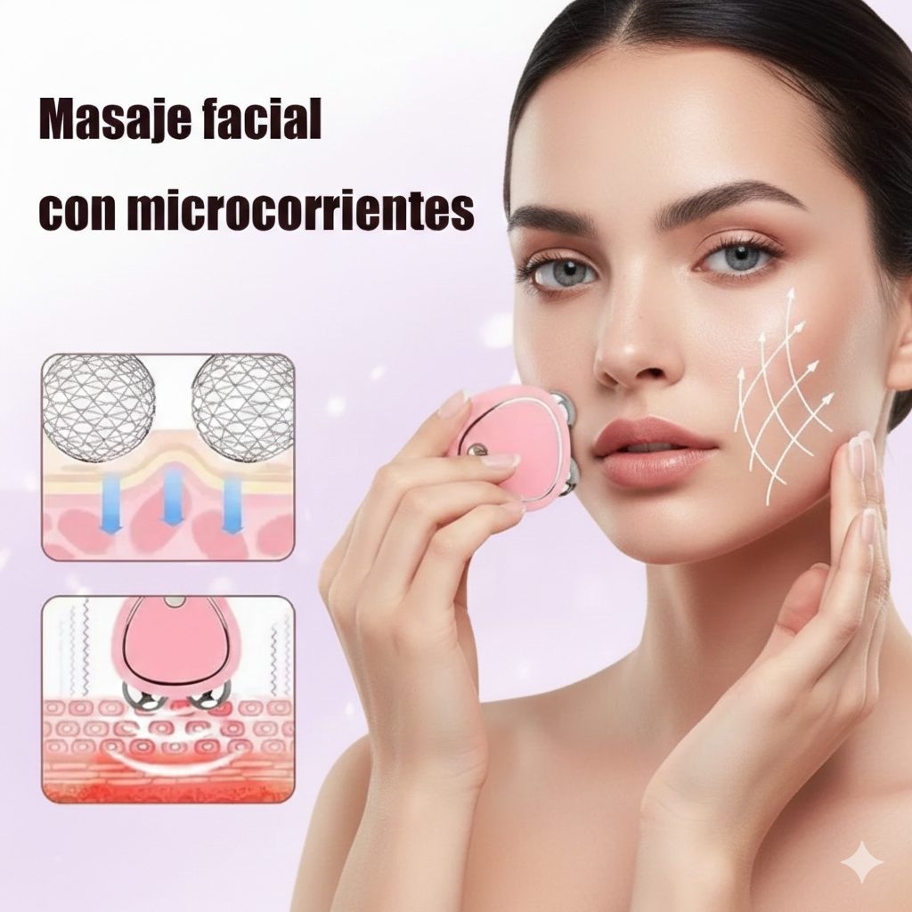 Masajeador Facial Microcorriente Lifting Y Tonificador - Image 3