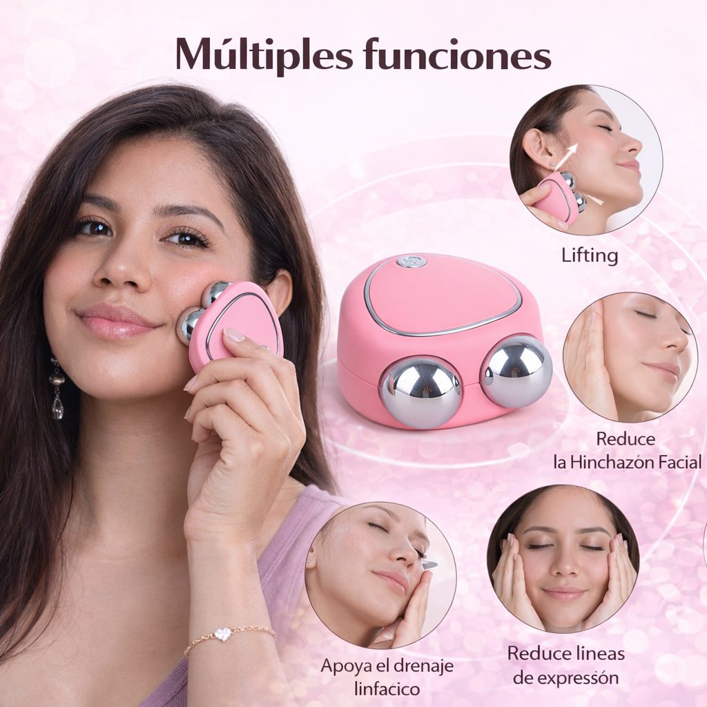 Masajeador Facial Microcorriente Lifting Y Tonificador - Image 4